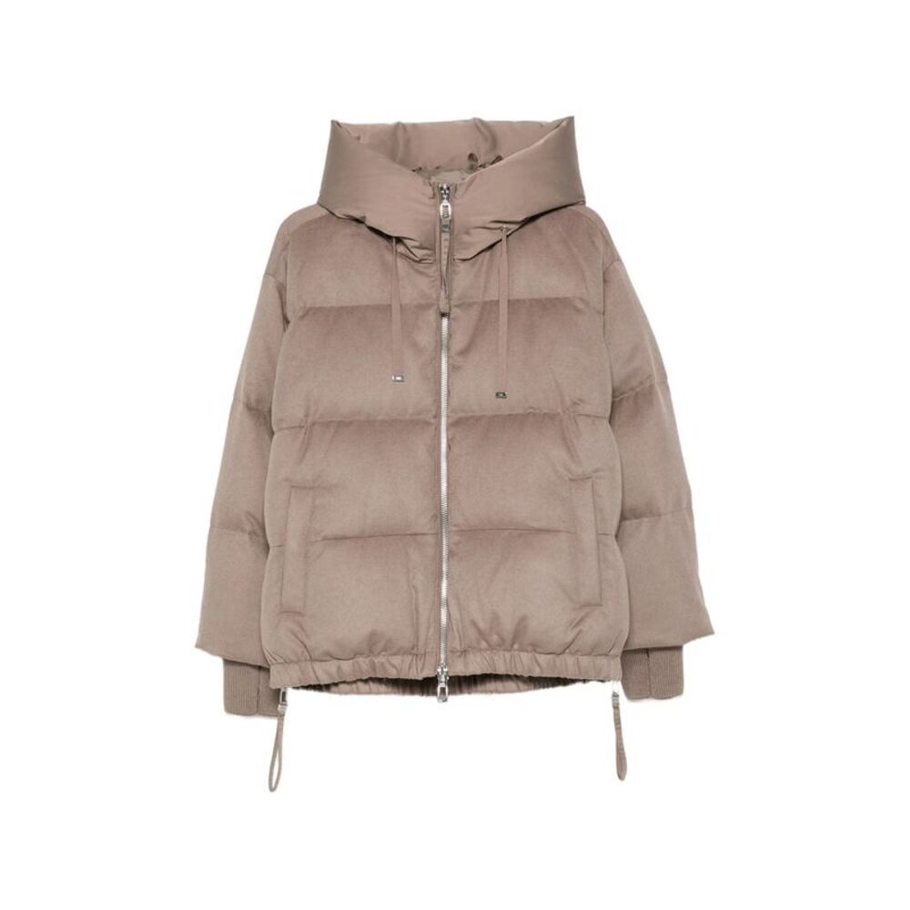 Duno Brown Jackets - Puffer Jackets Women